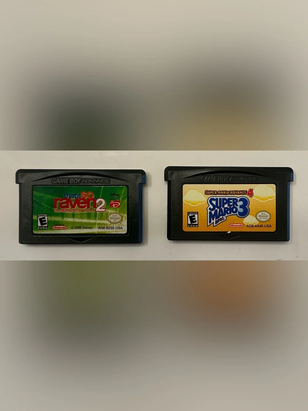 Game Boy Advance Games: That's So Raven 2 & Super Mario Advance 4